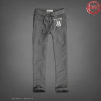 heren abercrombie and fitch elastisch sweatpants mid-grijs Echt Wholesale 1039z474